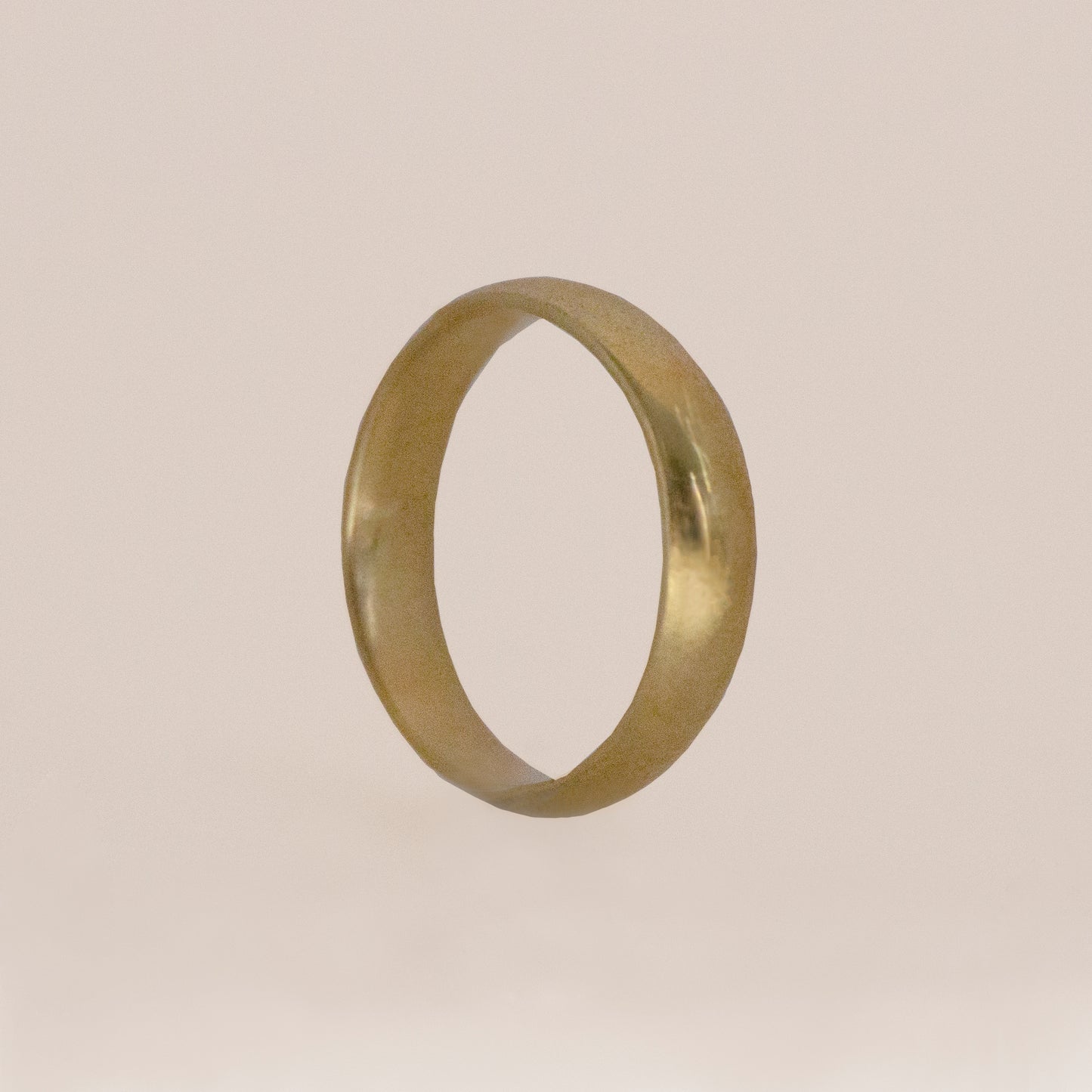 Classic D-shape Wedding Band - 5mm Ring